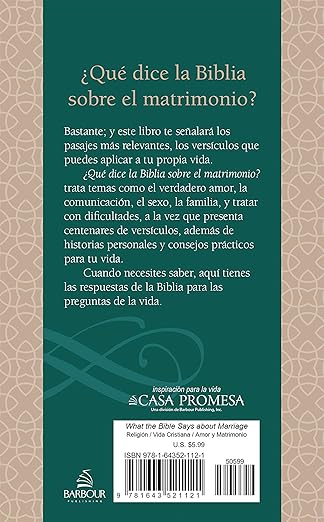 ¿Qué dice la Biblia sobre el matrimonio? (What Does the Bible Say About Marriage?)