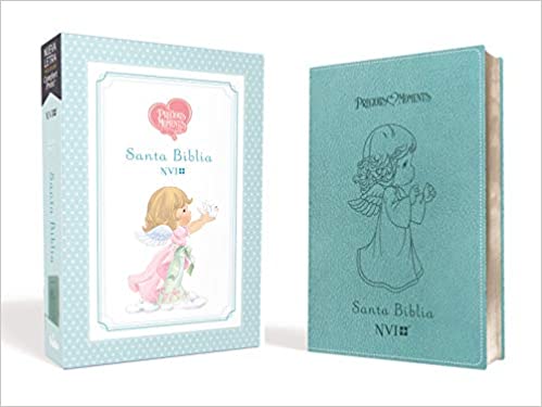 Santa Biblia Precious Moments NVI Angelitos, Ultrafina Compacta Aqua (Spanish Edition)