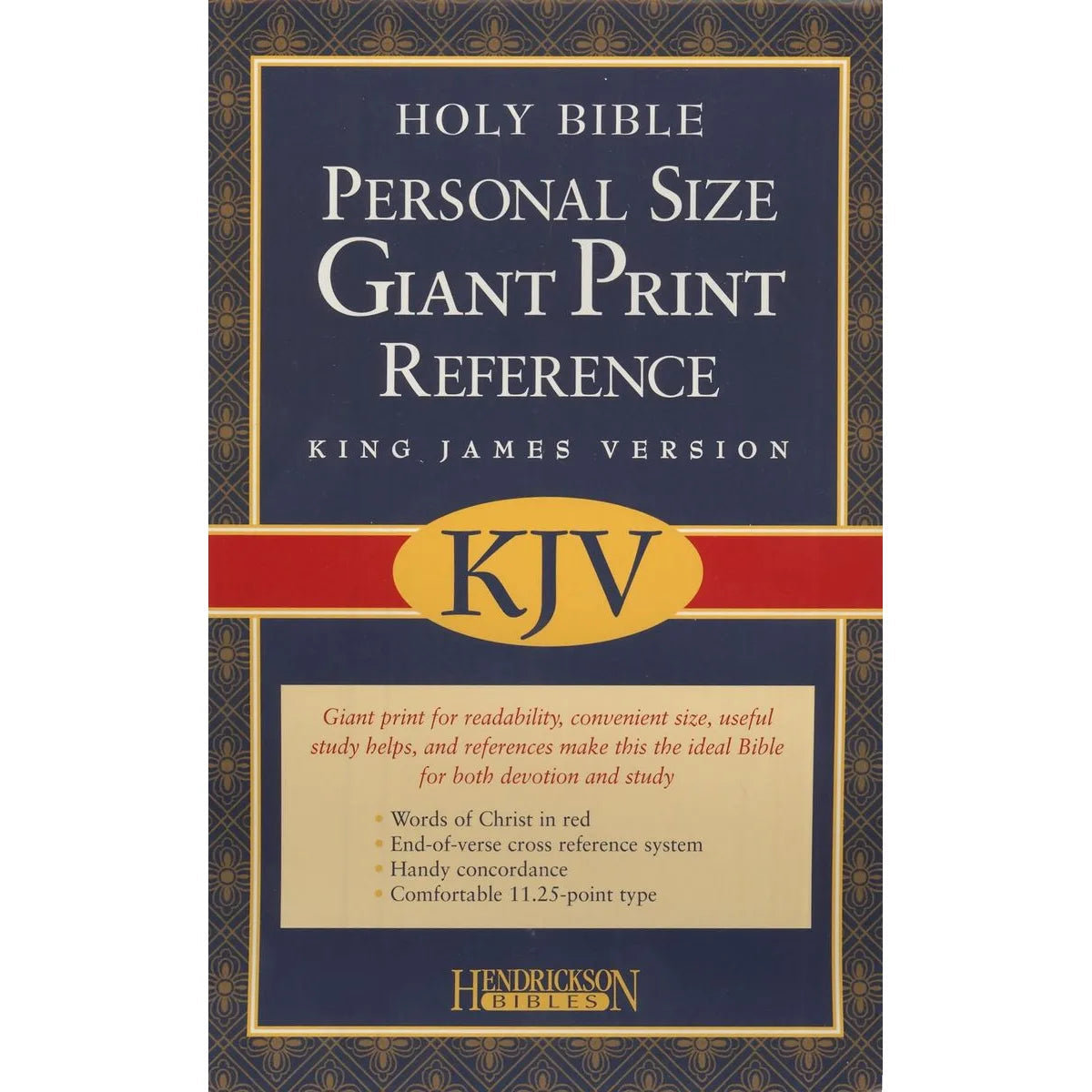 KJV Personal Reference Bible, Giant Print, Imit. Leather/Black