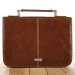 biblia reina valera - Leather-look Bible Cover with Handle, Faith Badge, Brown, Large - Floresta Store