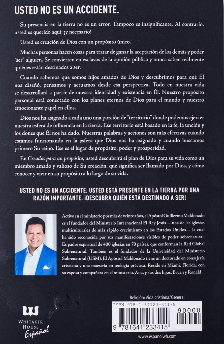 Creados Por Un Propósito - Book