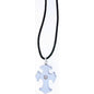 Pendant-Silver Jumbo Hematine Malta Cross W/Crystal