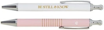 Pen Set-Be Still & Know (Set Of 2)