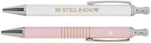 Pen Set-Be Still & Know (Set Of 2)