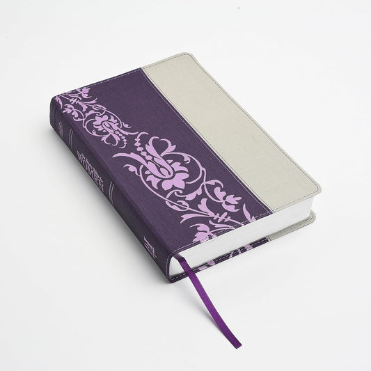 NKJV The Study Bible for Women, Purple and Gray Linen, Thumb-Indexed