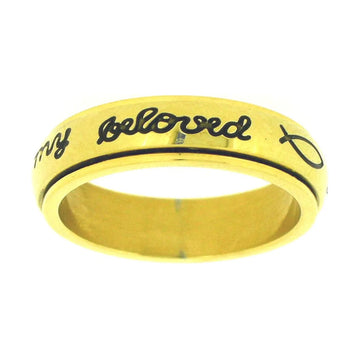 Ring-I Will Wait/Beloved-Gold-Spin-Style 362-Size 6