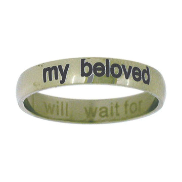 Ring-I Will Wait/Beloved-Style 370-Size 8