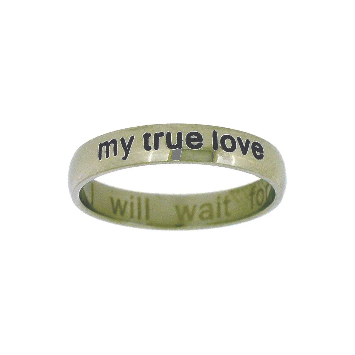 Ring-I Will Wait/True Love-Style 372-Size 10