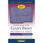 The KJV Personal-Size Giant-Print Reference Bible, Lilac/Violet Flexisoft