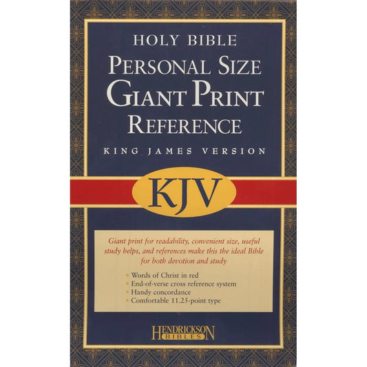 KJV Personal Reference Bible, Giant Print, Imit. Leather/Black