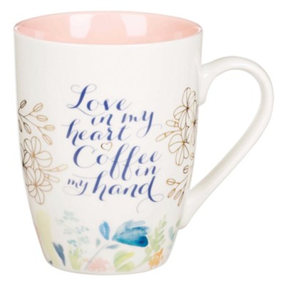 Mug Ceramic Love and Coffee