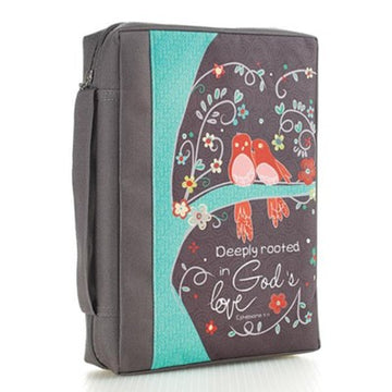 biblia reina valera - Deeply Rooted In God's Love Bible Cover, Medium - Floresta Store