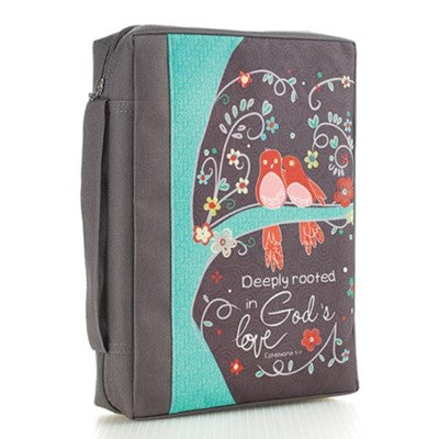 Deeply Rooted In God's Love Bible Cover, Medium