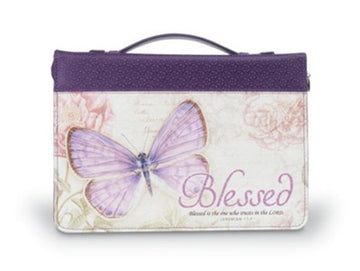 biblia reina valera - Blessed, Butterfly Bible Cover, Large - Floresta Store