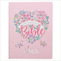 ESV Holy Bible, My Creative Bible For Girls, Pink Flexcover Bible w/Ribbon Marker, Illustrated Coloring, Journaling and Devotional Bible