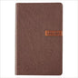KJV Holy Bible, Standard Bible, Patch in Brown Faux Leather Bible w/Thumb Index and Ribbon Marker, Red Letter Edition