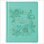 KJV Holy Bible, My Promise Bible for Girls, Teal Faux Leather Journaling Bible w/Ribbon Marker, Scripture Illustrations to Color, King James Version
