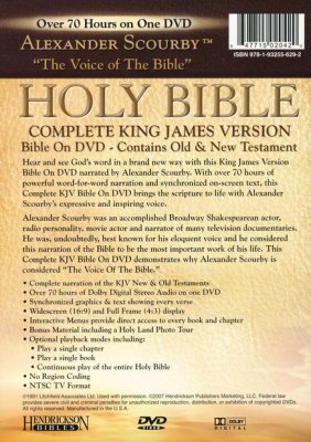 KJV Complete Bible on DVD