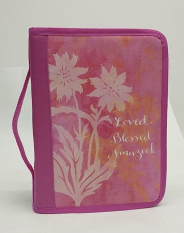 biblia reina valera - Bible Cover-Loved, Blessed & Amazed - Floresta Store