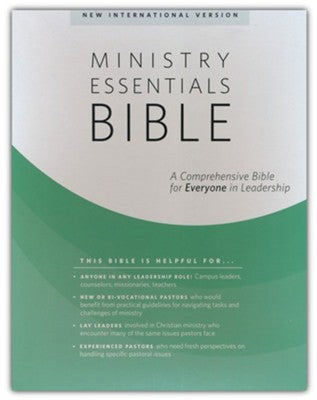 NIV Ministry Essentials Bible, Flexisoft, Brick/Sand