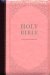 KJV Compact Bible--soft leather-look, pink/burgundy with zipper