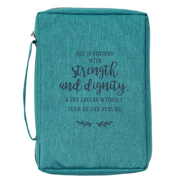 biblia reina valera - Click to see full view Christian Art Gifts Men/Women's Bible Cover Strength & Dignity Proverbs 31:25, T