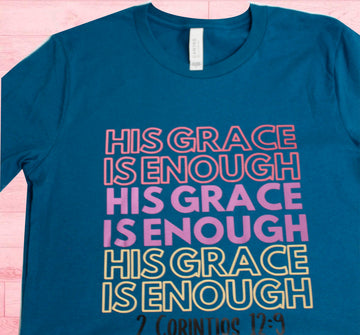 libreria cristiana - His Grace is enough - Floresta Store